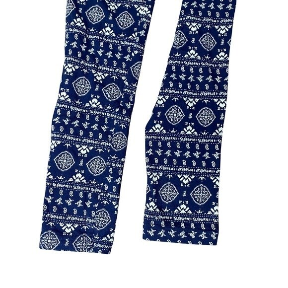 Torrid Navy White Printed Leggings Size 0 - Picture 3 of 7
